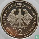 Germany 2 mark 1988 (J - Ludwig Erhard) - Image 1
