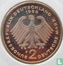 Allemagne 2 mark 1988 (F - Kurt Schumacher) - Image 1