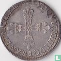France ¼ ecu 1646 (F - cross and crowned escutcheon) - Image 1