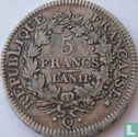 Frankrijk 5 francs AN 11 (Q - UNION ET FORCE) - Afbeelding 1