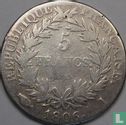 France 5 francs 1806 (I) - Image 1