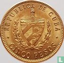 Cuba 5 pesos 1915 - Image 2