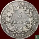 Frankrijk 5 francs 1810 (B) - Afbeelding 1