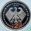 Germany 2 mark 1992 (PROOF - A - Kurt Schumacher) - Image 1