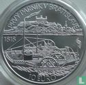 Slowakije 10 euro 2018 "200th anniversary of the first time a steamer sailed on the Danube river in Bratislava" - Afbeelding 2