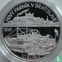 Slowakei 10 Euro 2018 (PP) "200th anniversary of the first time a steamer sailed on the Danube river in Bratislava" - Bild 2