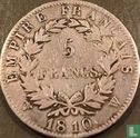 France 5 francs 1810 (W) - Image 1