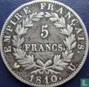 France 5 francs 1810 (U) - Image 1