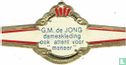 G.M. de Jong Dameskleding ook attent voor "meneer" - Afbeelding 1