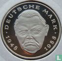 Duitsland 2 mark 1991 (PROOF - G - Ludwig Erhard) - Afbeelding 2