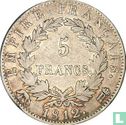 France 5 francs 1812 (crowned R) - Image 1