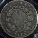 Frankreich 5 Franc 1812 (Utrecht) - Bild 1
