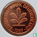 Allemagne 1 pfennig 1989 (D) - Image 1