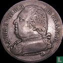 France 5 francs 1815 (LOUIS XVIII - B) - Image 2