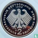 Germany 2 mark 1992 (PROOF - D - Kurt Schumacher) - Image 1