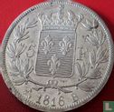 France 5 francs 1816 (B) - Image 1