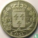 France 5 francs 1824 (Charles X) - Image 1