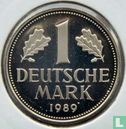 Duitsland 1 mark 1989 (PROOF - G) - Afbeelding 1