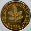Duitsland 10 pfennig 1989 (PROOF - F) - Afbeelding 1