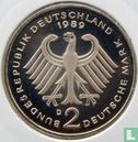 Germany 2 mark 1989 (PROOF - D - Kurt Schumacher) - Image 1