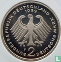 Allemagne 2 mark 1989 (BE - F - Ludwig Erhard) - Image 1
