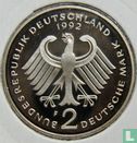 Duitsland 2 mark 1992 (PROOF - F - Kurt Schumacher) - Afbeelding 1