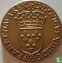 France 1 gold ecu 1646 (X) - Image 2