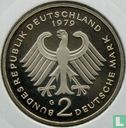 Duitsland 2 mark 1979 (PROOF - G - Kurt Schumacher) - Afbeelding 1