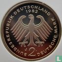 Germany 2 mark 1982 (PROOF - J - Kurt Schumacher) - Image 1