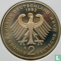 Duitsland 2 mark 1983 (PROOF - G - Konrad Adenauer) - Afbeelding 1