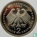 Duitsland 2 mark 1982 (PROOF - F - Konrad Adenauer) - Afbeelding 1