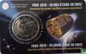 Belgique 2 euro 2018 (coincard - FRA) "50 years Launch of the first successful European Satellite ESRO - 2B" - Image 1
