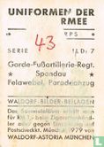 Garde-Fußartillerie-Regt. * Spandau * Feldwebel, Paradeanzug - Image 2
