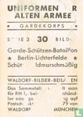 Garde-Schützen-Bataillon * Berlin-Lichterfelde * Schüt...ldmarschmäßig - Afbeelding 2