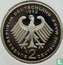 Duitsland 2 mark 1992 (PROOF - G - Ludwig Erhard) - Afbeelding 1