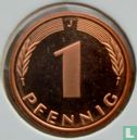 Duitsland 1 pfennig 1990 (PROOF - J) - Afbeelding 2