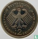 Germany 2 mark 1982 (PROOF - F - Theodor Heuss) - Image 1
