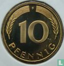 Duitsland 10 pfennig 1990 (PROOF - F) - Afbeelding 2