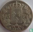 Frankrijk 5 francs 1828 (H) - Afbeelding 1