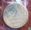 France 2 francs 1980 (Piedfort - silver) - Image 1