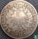 France 5 francs AN 8 (Q) - Image 1