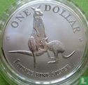 Australië 1 dollar 1996 "Kangaroo with young" - Afbeelding 2