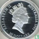 Australia 20 dollars 1993 (PROOF) "100 years Modern Olympic Games - Olympic medalists" - Image 1