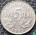 Canada 5 cents 1933 - Image 1