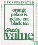 Decaffeinated  orange pekoe & pekoe cut black tea - Image 1