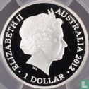 Australië 1 dollar 2012 (PROOF) "Kangaroo at sunset" - Afbeelding 1