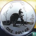 Australie 1 dollar 2007 (cuivre-nickel) "Kangaroo with young" - Image 2
