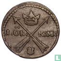Sweden 1 öre K.M. 1661 - Image 1
