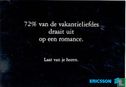 0796b - Ericsson "72 % van de vakantieliefdes draait..." - Image 1
