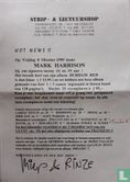 Hot news !! - Op vrijdag 8 oktober 1999 komt Mark Harrison - Image 1